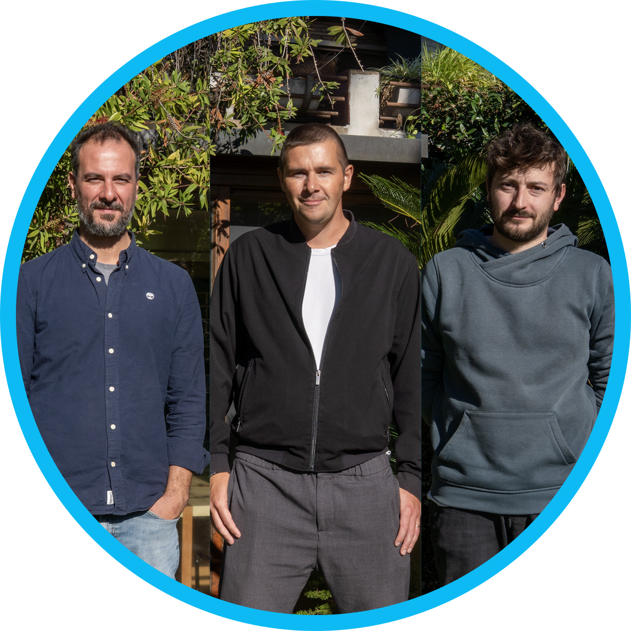 n-Track team Andrea Scuderi (developer), Matt Thurtell (product and sound), Gabriele Leva (developer)